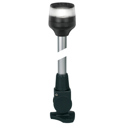 Hella NaviLED 360 Black 24-Inch Fold Down Anchor Lamp