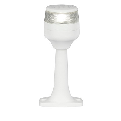 Hella NaviLED 360 White 8-Inch Fixed Mount Anchor Lamp