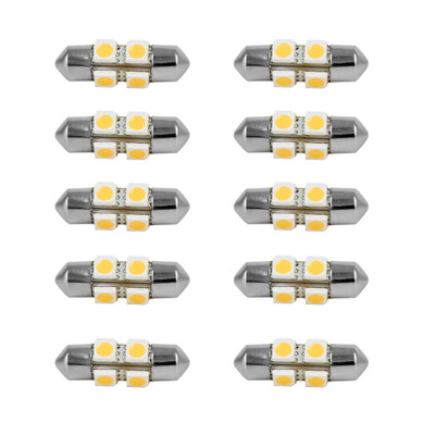 Scandvik 41170 Festoon Warm White Bulb, 10-Pack