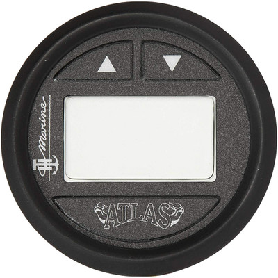 T-H Marine ATLAS Black Bezel Hydraulic Gauge Kit, 4/8-Inch