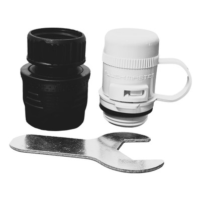 Flushmaster White Flush Port Quick Connect, Suzuki