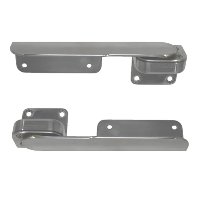 TACO 9.375-Inch Stainless Command Ratchet Hinges, Pair