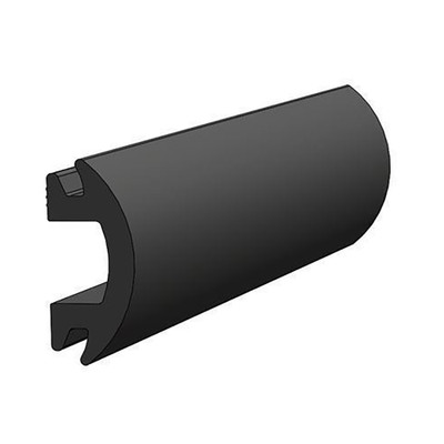 TACO Flexible Black Rub Rail Insert, 70-Foot