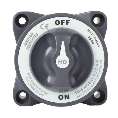 Egis Heavy Duty 600A Battery Switch, Off/On