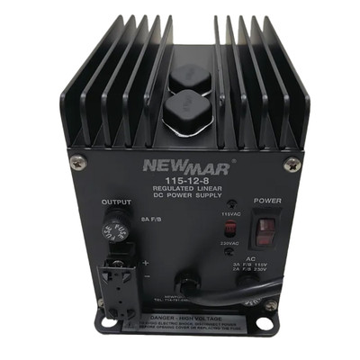 Newmar 115-12-8 Rugged Linear DC Power Supply