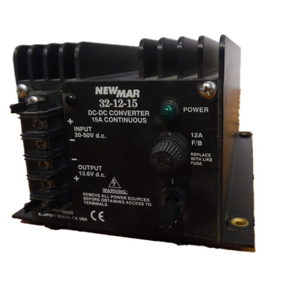 Newmar 32-12-15 DC Converter, 20-50V to 12V