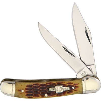 Rough Rider Copperhead Amber Bone Pocket Knife