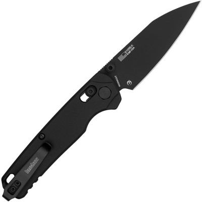 Kershaw Bel Air Black Aluminum Folding Knife - Back View