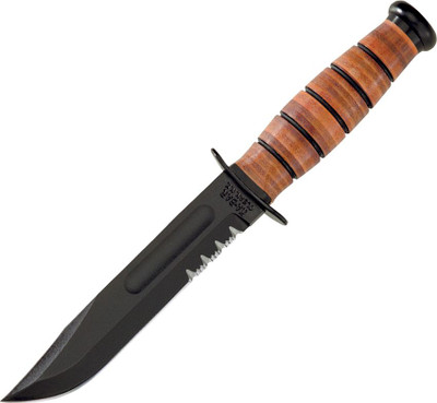 Ka-Bar US Army Fighting Knife Serrated Clip Point