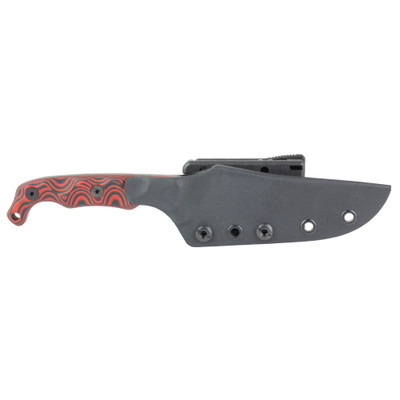 Stroup TU2 Black and Red G10 Knife