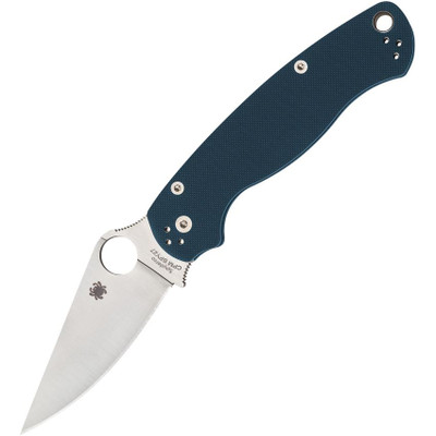 Spyderco Para Military 2 Cobalt Blue G10 Folding Knife