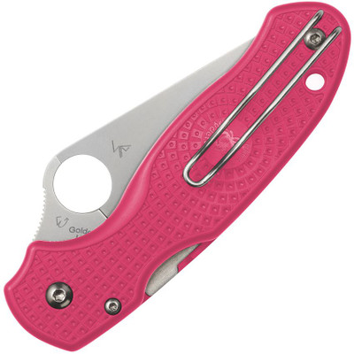 Spyderco Para 3 Pink Satin Knife