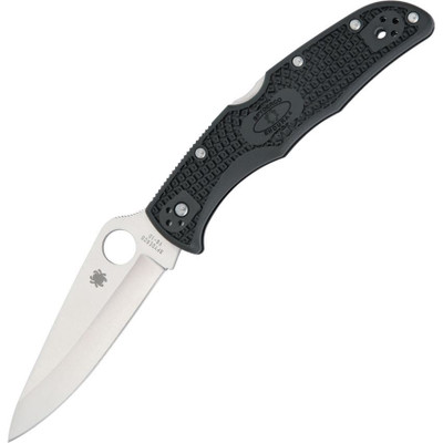 Spyderco Endura 4 Black FRN Plain Edge Knife
