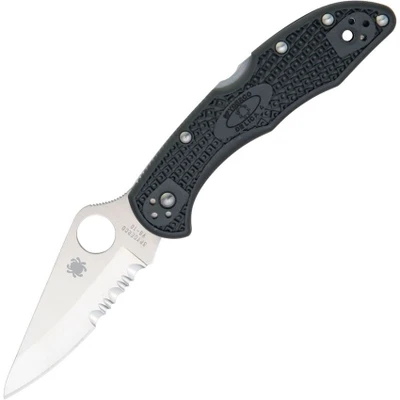 Spyderco Delica 4 Lightweight Black FRN Folding Knife