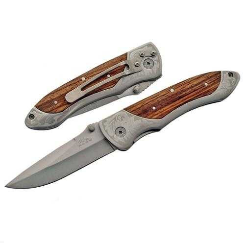 Rite Edge 210840 Zebra Stainless Linerlock Knife