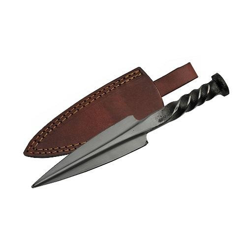 Hand Forged 4433 Railroad Spike Fixed Knife