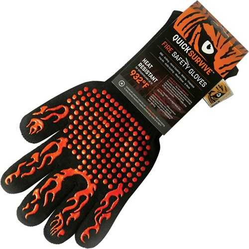 QuickSurvive Heat-Resistant Fire Safety Glove