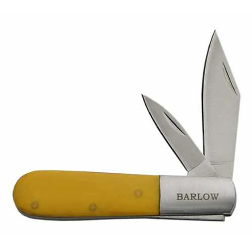 Rite Edge Barlow Two Blade Yellow Handle Knife