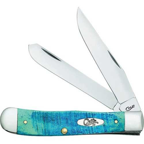Case Trapper Caribbean Blue Folding Knife