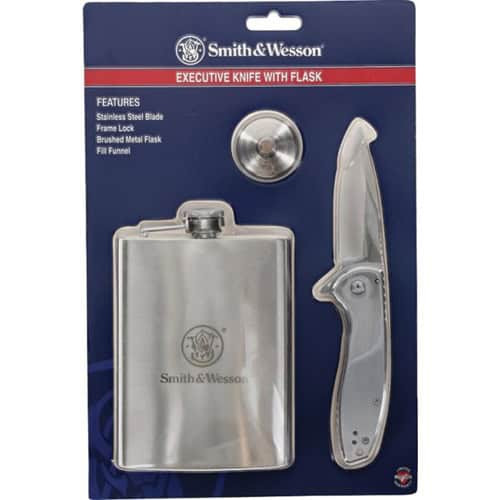 Smith & Wesson Executive Linerlock Knife with Flask