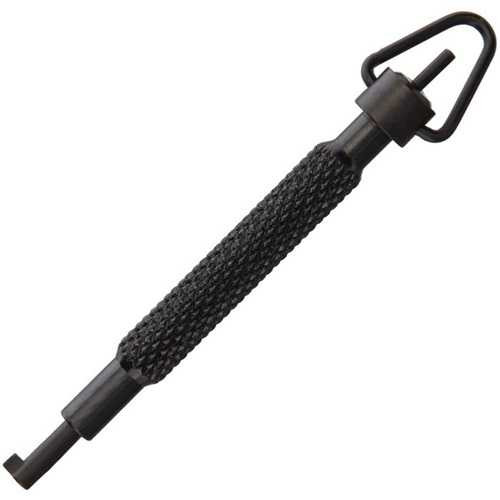 UZI Rotating Handcuff Key Black Stainless 3.75 Inch