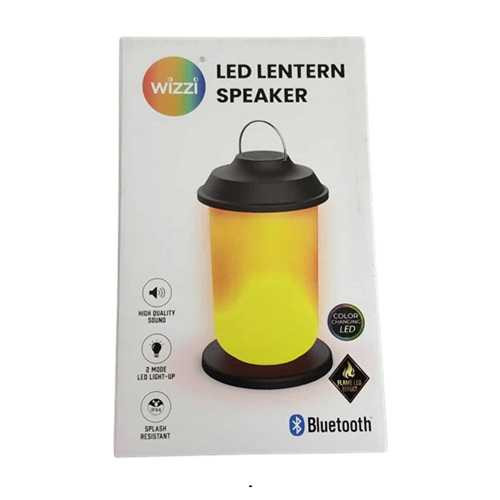 Wizzi LED Lantern Speaker Bluetooth ColorChanging Light & Music