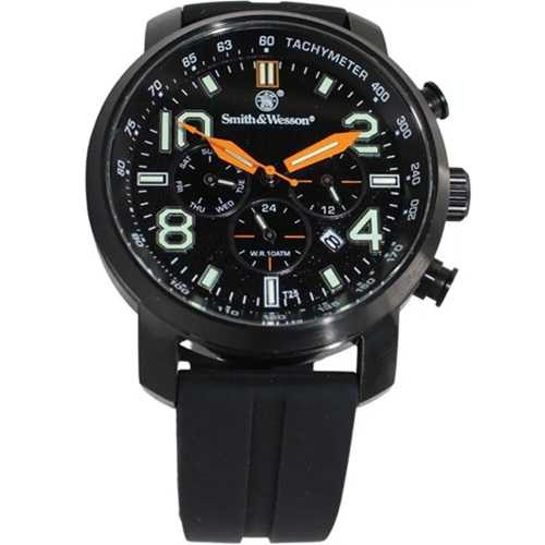 Smith & Wesson Tritium Chronograph Watch Black Strap