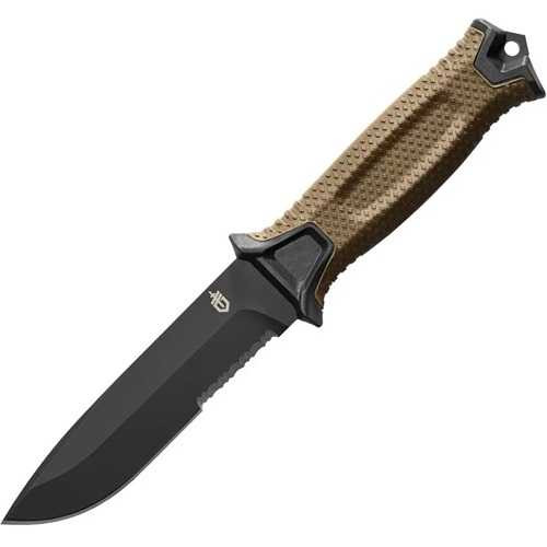 Gerber Strongarm Fixed Blade Knife Coyote with Modular Sheath