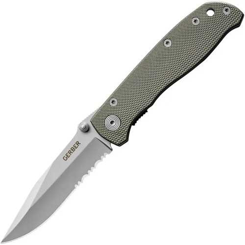 Gerber Harsey Air Ranger Linerlock Knife Silver Aluminum