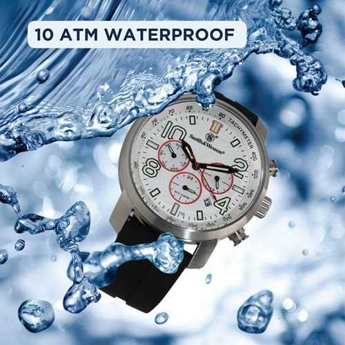 Smith & Wesson Tritium Chronograph Watch White Dial