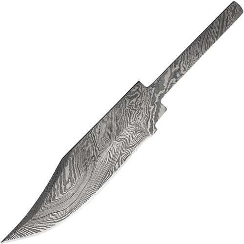 Damascus 7.63 Inch Skinner Knife Blade Blank