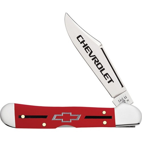 Case Chevrolet Mini Copperlock Red Synthetic Knife