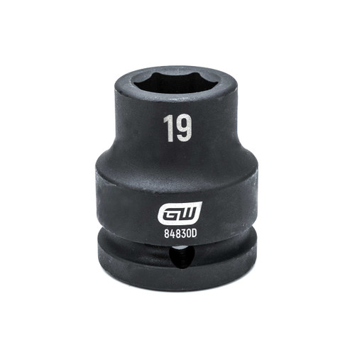 Gearwrench 3/4 Inch Drive Standard Impact Metric Socket 19mm