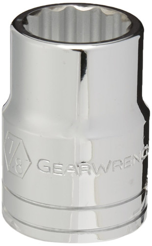 Gearwrench 3/4 Inch Drive 12 Point Standard SAE Socket 7/8 Inch
