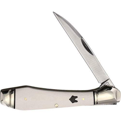 Rough Rider White Micarta Wharncliffe Folder Knife