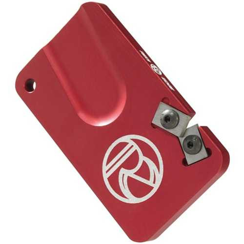 Redi Edge Red Pocket Knife Sharpener with Sheath