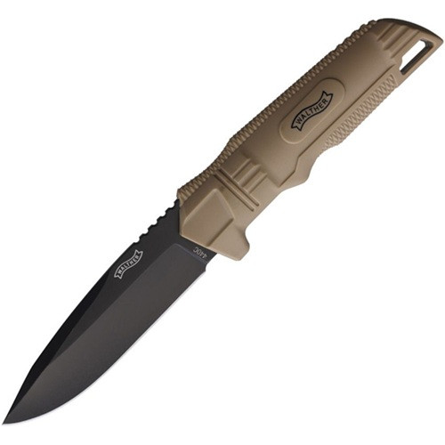 Walther BUK Tan Nylon 440C Fixed Blade Knife
