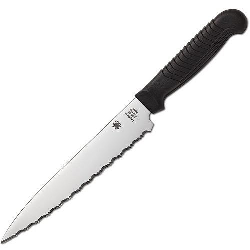 Spyderco K04SBK Serrated Utility Kitchen Knife