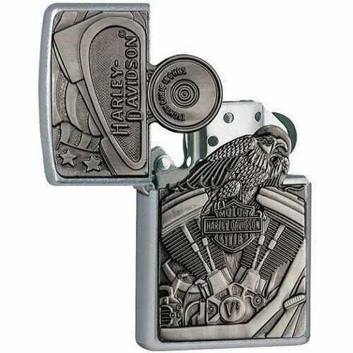 Zippo Harley Davidson Street Chrome Lighter
