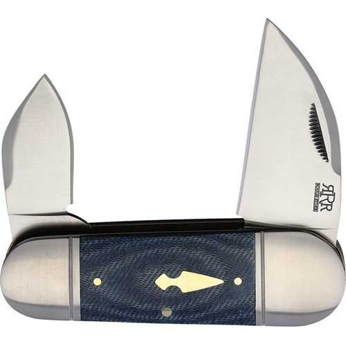 Rough Rider 006 Rhino Toe Denim Micarta Knife Rough Rider 006 Rhino Toe Denim Micarta Knife