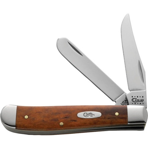 Case 28700 Smooth Chestnut Bone Mini Trapper