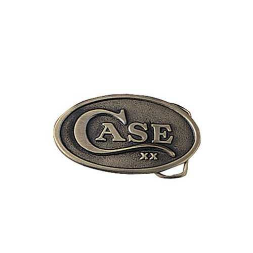 Case Cutlery Oval Belt Buckle 3.25 x 1.75 Brass Case Cutlery Oval Belt Buckle 3.25 x 1.75 Brass