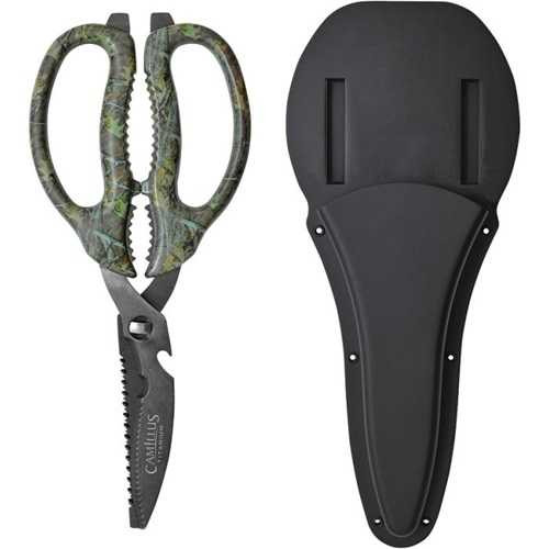Camillus Game Shear 8.88 Inch 4 Inch Titanium Blades Camo Handle