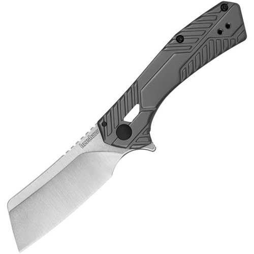 Kershaw Static Framelock 2.88 Inch Satin Blade Gray Handle