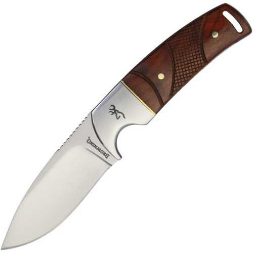 Browning Fixed Blade Cocobolo Knife with Leather Sheath