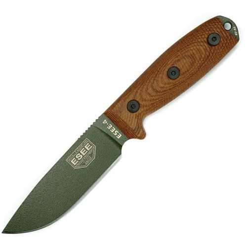 ESEE Model 4 OD Green Fixed Blade Full Tang Knife ESEE Model 4 OD Green Fixed Blade Full Tang Knife