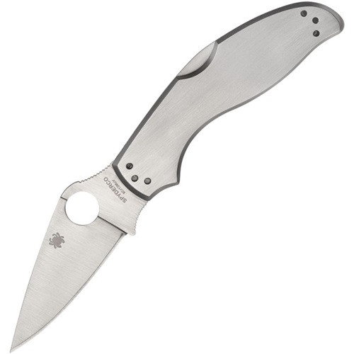 Spyderco UpTern Lockback Stainless Folding Knife Spyderco UpTern Lockback Stainless Folding Knife