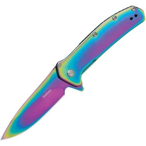 Kershaw Outcome Framelock Assisted Rainbow Folding Knife