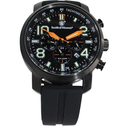 Smith & Wesson Tritium Chronograph Watch Black Strap