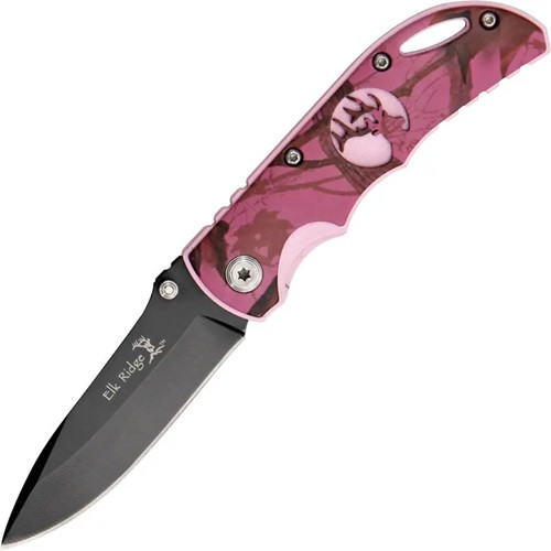 Elk Ridge Pink Camo Folding Knife